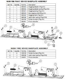 98/99 & 98/99-F Baseplate Assembly